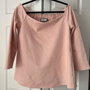 Elegant Tuckernuck Pink Women's Off the Shoulder Knit Top Size L